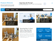 Tablet Screenshot of humane.net