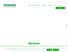 Tablet Screenshot of humane.es